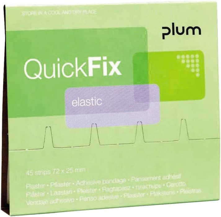 Plum Elastické náplasti QuickFix, náhradní náplasti, 45 ks.