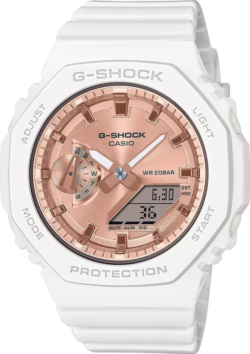 G-SHOCK Hodinky Casio G-Shock GMA-S2100MD-7AER 200m bílé