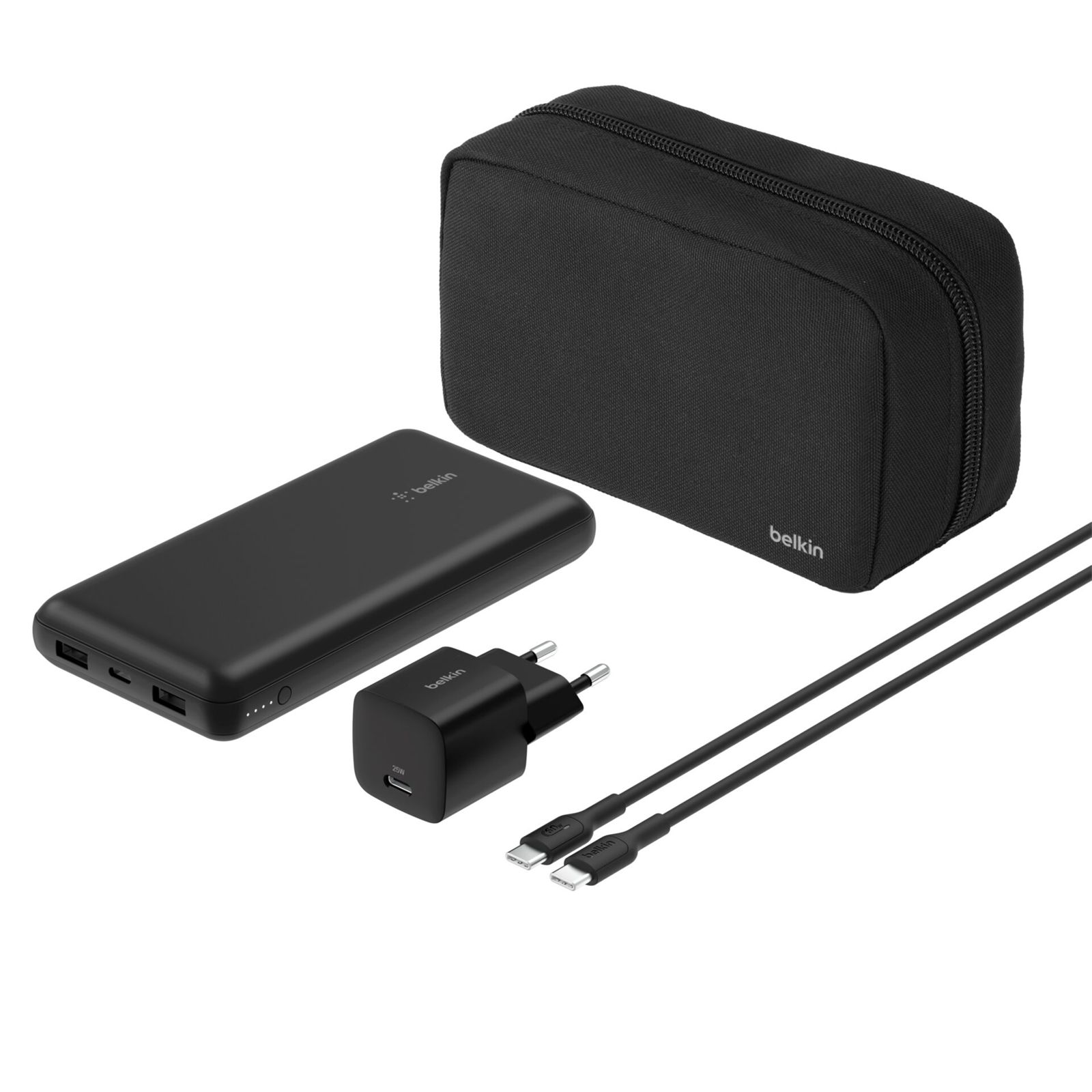 Belkin BoostCharge Powerbank Set 20.000mAh USB-C Ladeg. BU042kqBK
