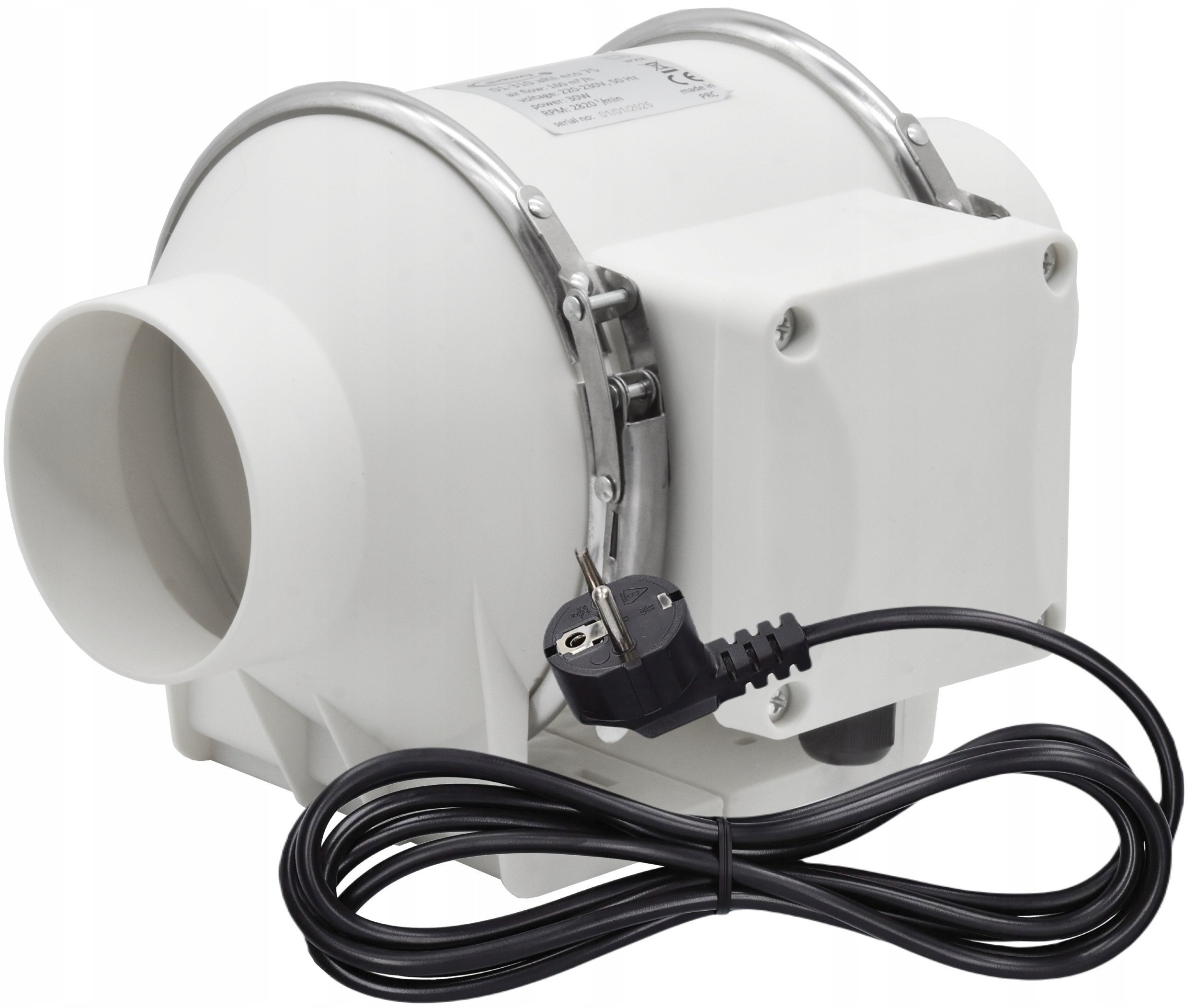 airRoxy ARIL 125 ECO VENTILÁTOR DO KANÁLU