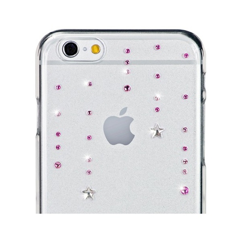 Swarovski kryt Star pro iPhone 6/6s - Wish Pink Mix Design