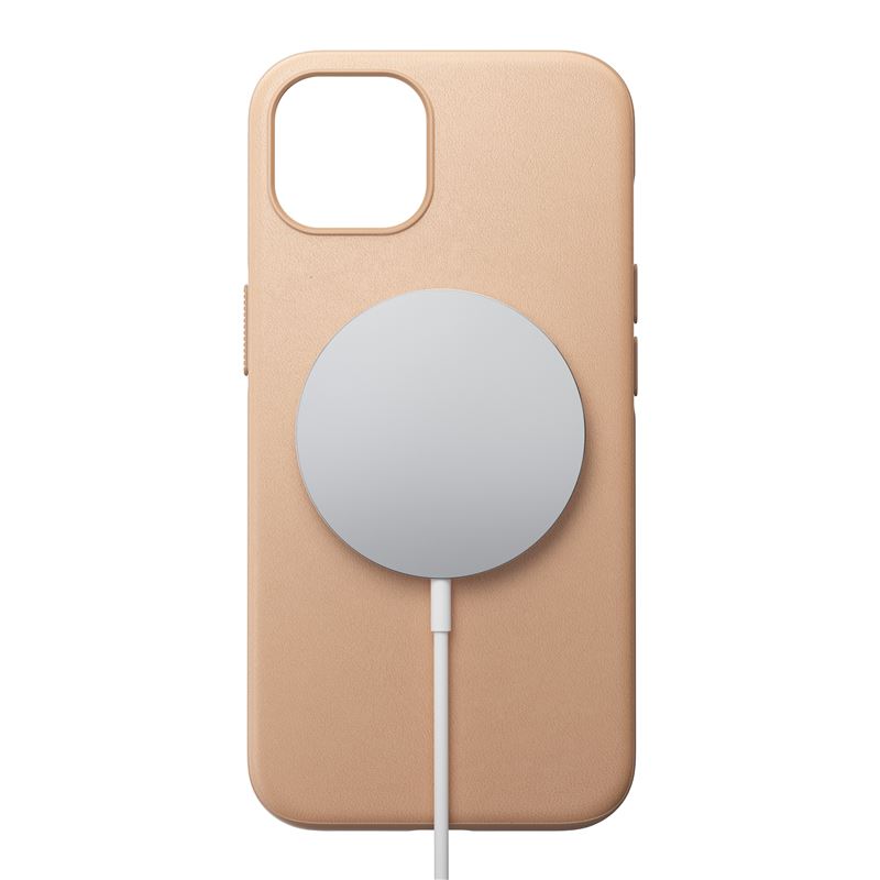 Nomad kryt Modern Leather Case Magsafe pro iPhone 13 - Natural