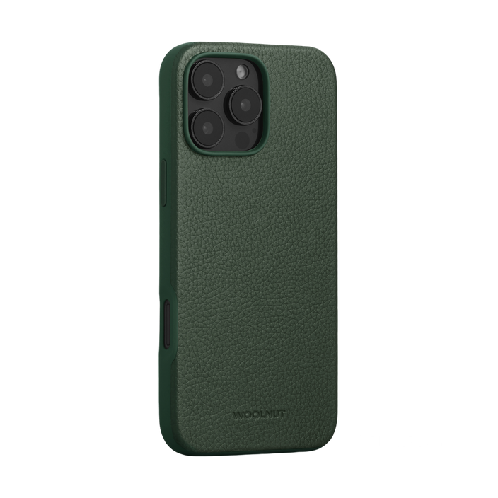 Woolnut Leather Case pro iPhone 16 Pro Max - Green