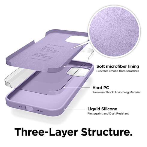 Elago kryt Silicone Case pro iPhone 12 mini - Lavender
