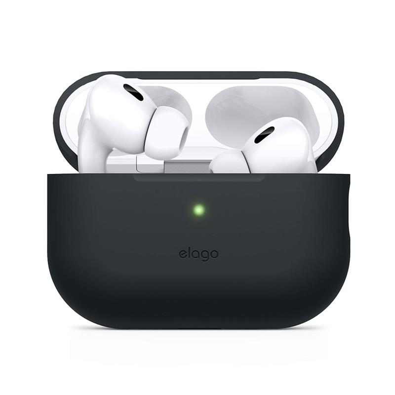 Elago Airpods Pro 2 Silicone Case with Nylon Lanyard - Nightglow Blue