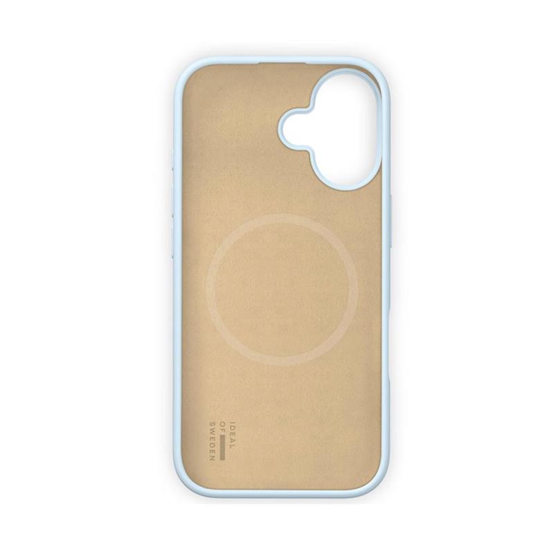 iDeal Silicone Case MagSafe iPhone 16 Light Blue