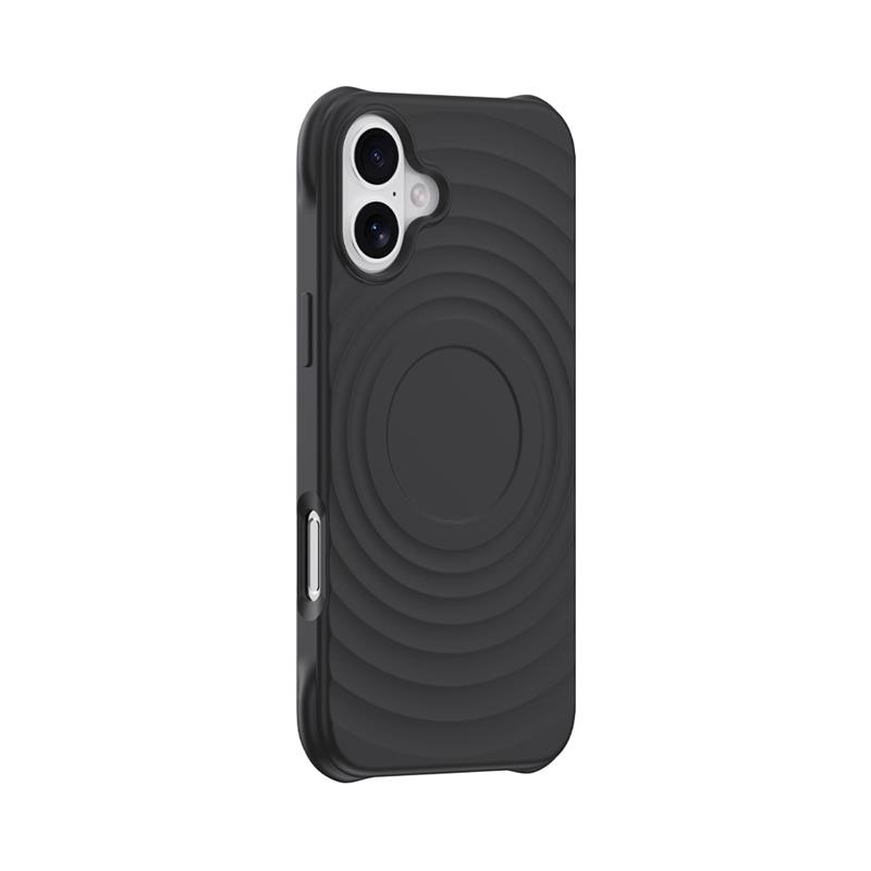 Devia kryt Ripple Magnetic Shockproof TPU Case pro iPhone 16 - Black