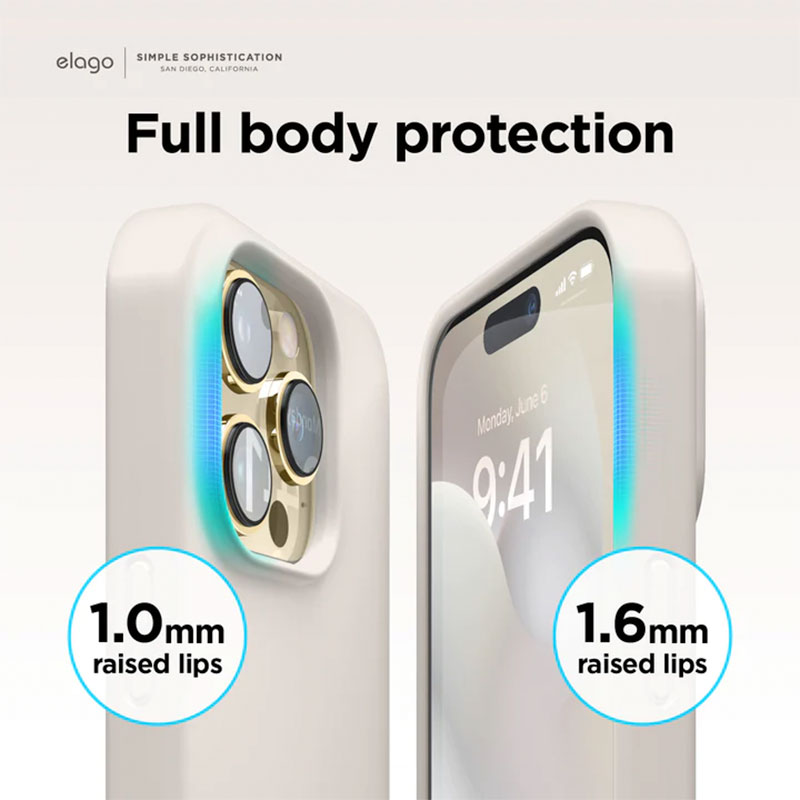 Elago kryt Silicone Case pro iPhone 14 Pro Max - Jean Indigo