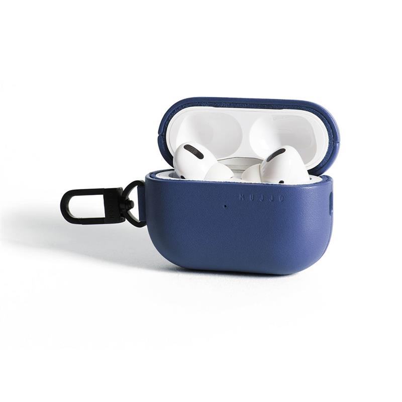 Mujjo pouzdro Echelon pro Airpods Pro 2 - Monaco Blue