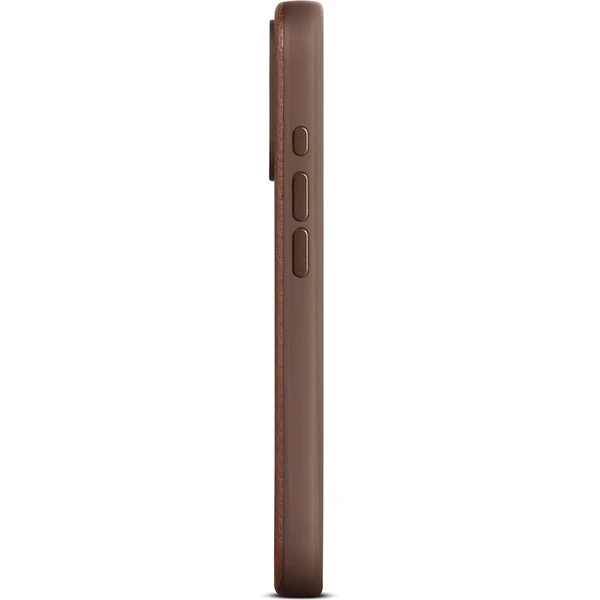 Woolnut Leather Case for iPhone 16 - Cognac