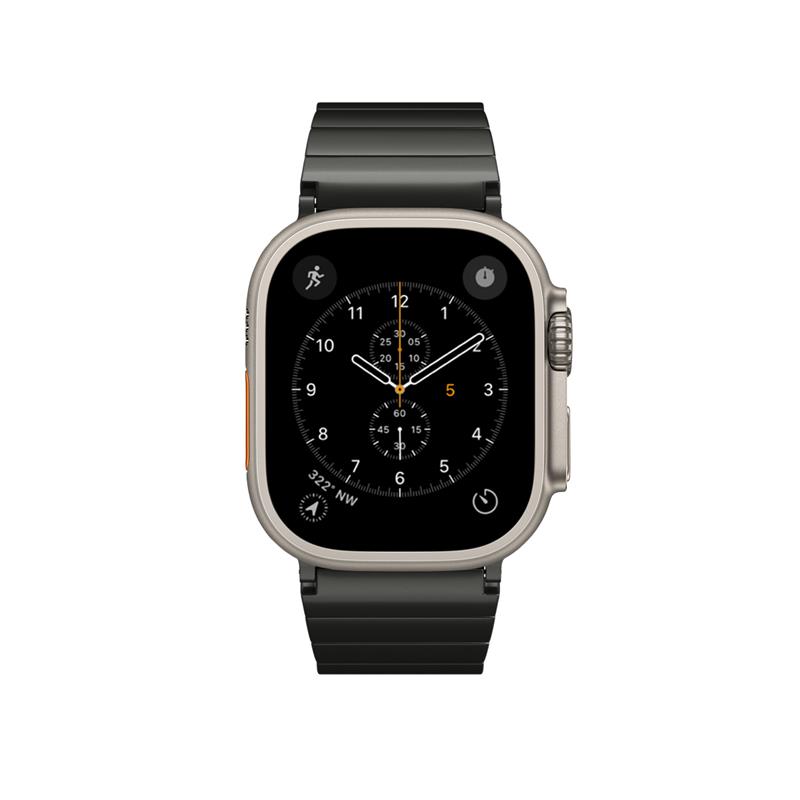 Epico UNUM Titanium Watch Band pro Apple Watch SE/Series 1-9 (42/44/45mm)/10 (46mm)/Ultra (49mm) - černá