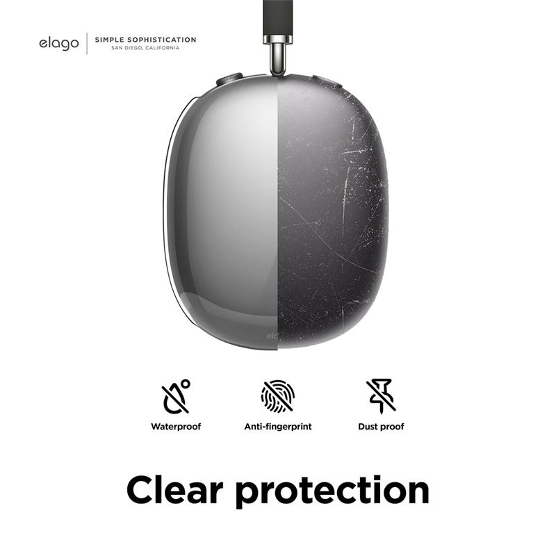 Elago kryt Clear Case pro AirPods Max - Clear