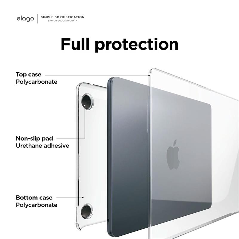 Elago kryt Ultra Slim Case pro Macbook Air 13  M2/M3/M4 - Clear