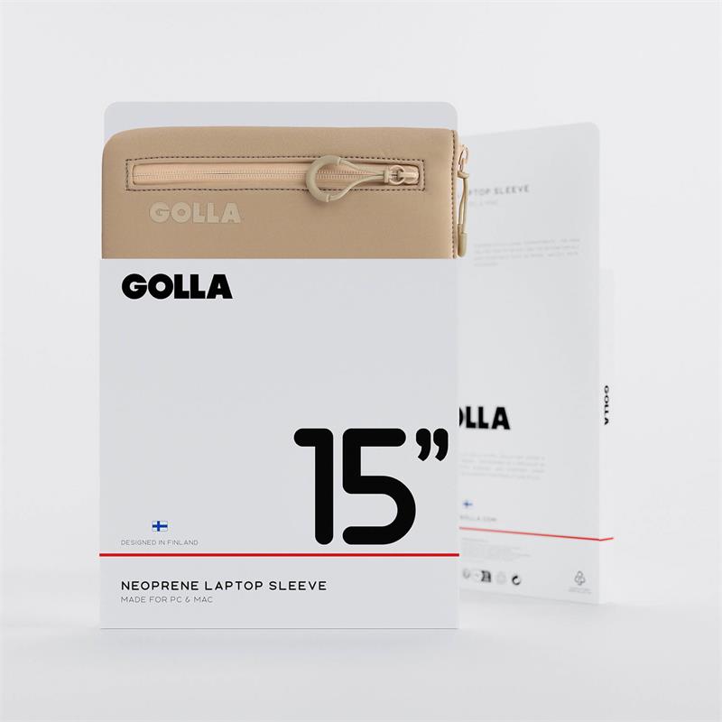 GOLLA Sleeve Metro Neoprene 15  Coffee