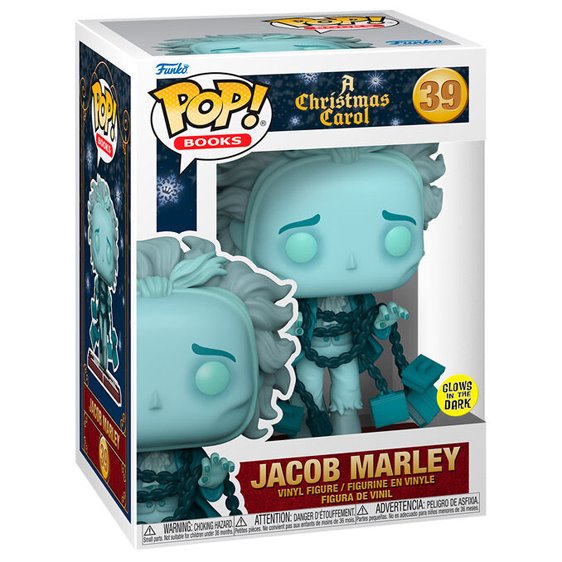 POP! Books: A Vánoční Carol Jacob Marley Glows