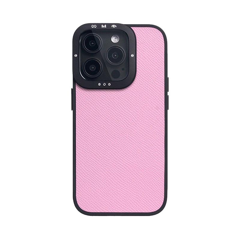 SLG Design kryt D9 France Epsom Leather pro iPhone 15 Pro - Pink