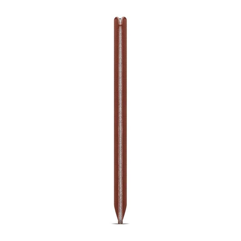 Woolnut Leather Sleeve pro Macbook Pro 14 - Cognac