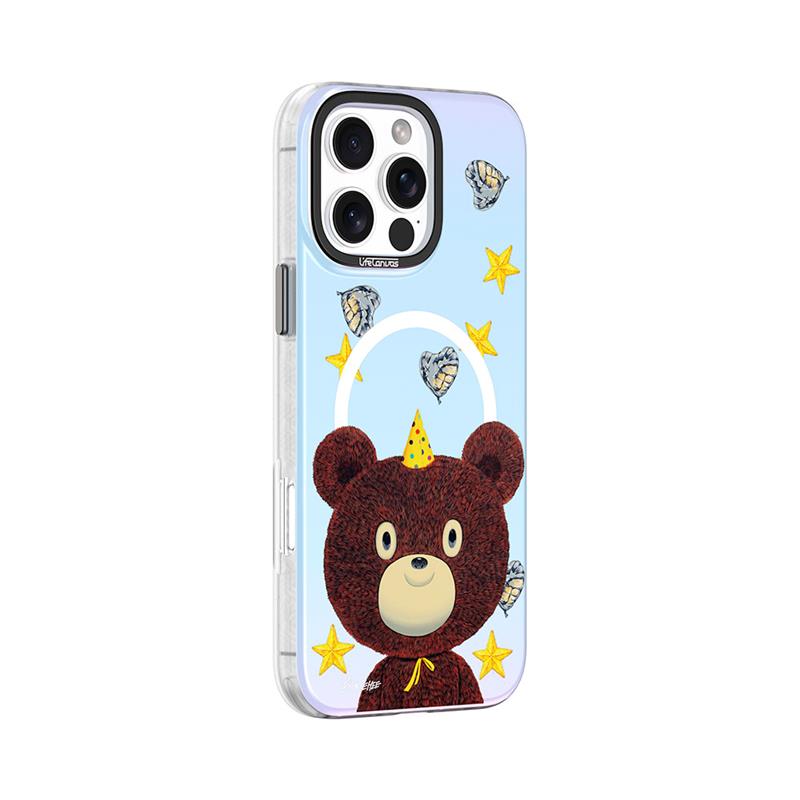 Devia kryt Canvas Series Magnetic Case pro iPhone 16 - Starry Bear