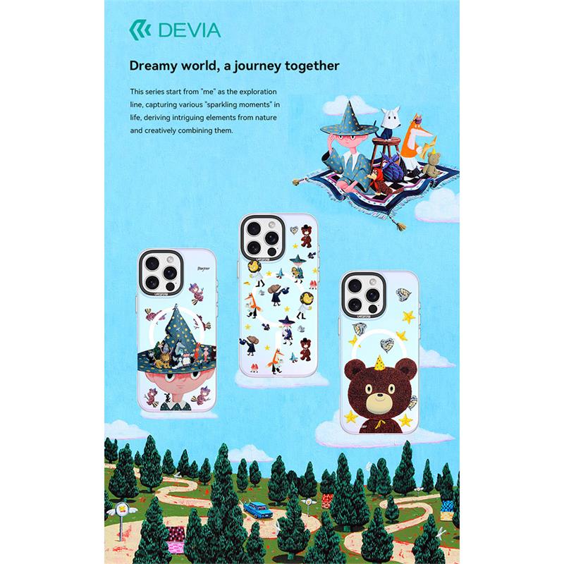 Devia kryt Canvas Series Magnetic Case pro iPhone 16 Plus - Magic Academy