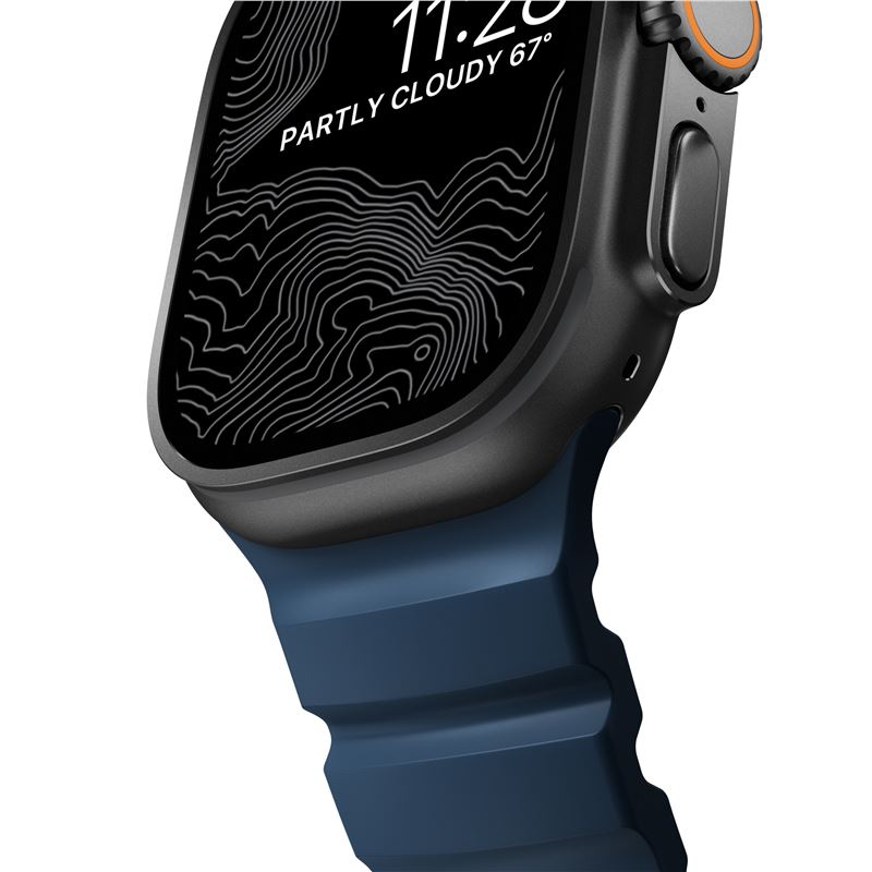 Nomad řemínek Rocky Point Band pro Apple Watch 46/49mm - Atlantic/Black