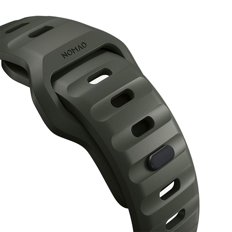 Nomad NOMAD Sport Strap V2 Vodotěsný 45 mm / 44 mm / 42 mm Popelavě zelený