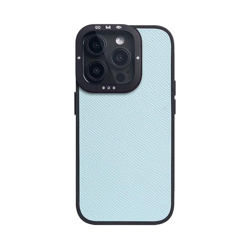 SLG Design kryt D9 France Epsom Leather pro iPhone 15 Pro - Atoll