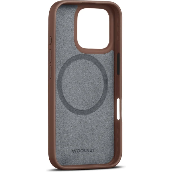 Woolnut Leather Case pro iPhone 16 Pro Max - Cognac