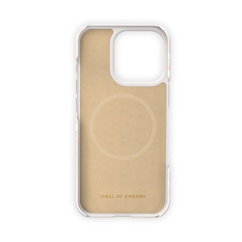 iDeal Fashion Case MagSafe iPhone 16 Pro Rose Pearl Marble