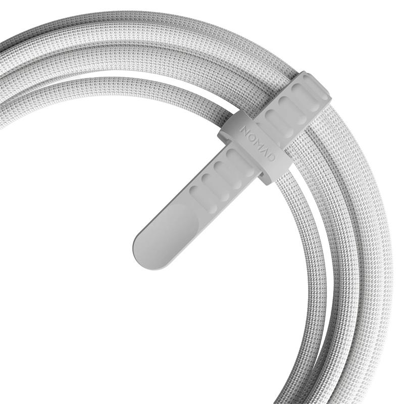 Nomad Kevlarový kabel USB-C na USB-C, 3,0 m, bílý
