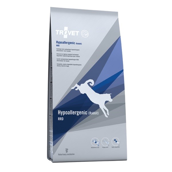 TROVET Hypoallergenic RRD Rabbit - suché krmivo pro psy - 3kg