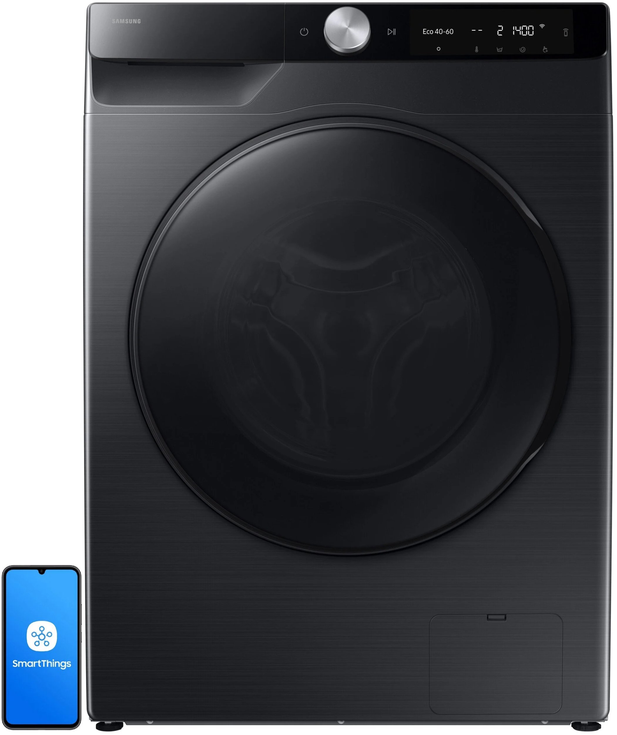 WD90DG6G94BBU4 AI Slim práčka so sušičkou 9/5 kg čierna