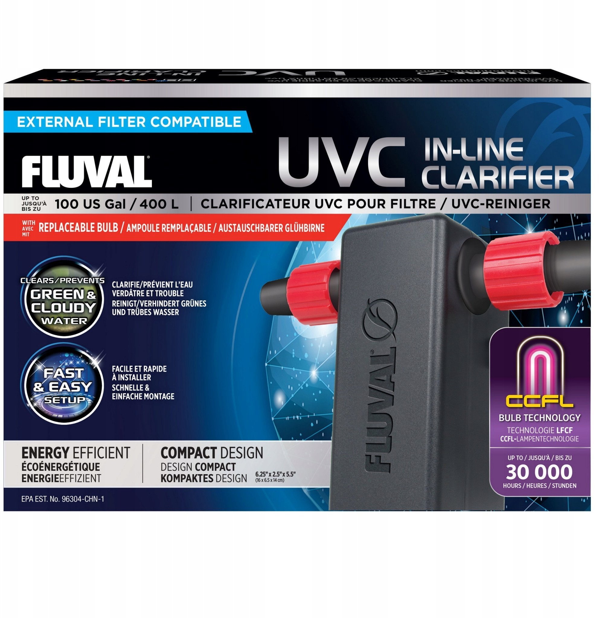 FLUVAL UVC sterilizátor - UV lampa 3W