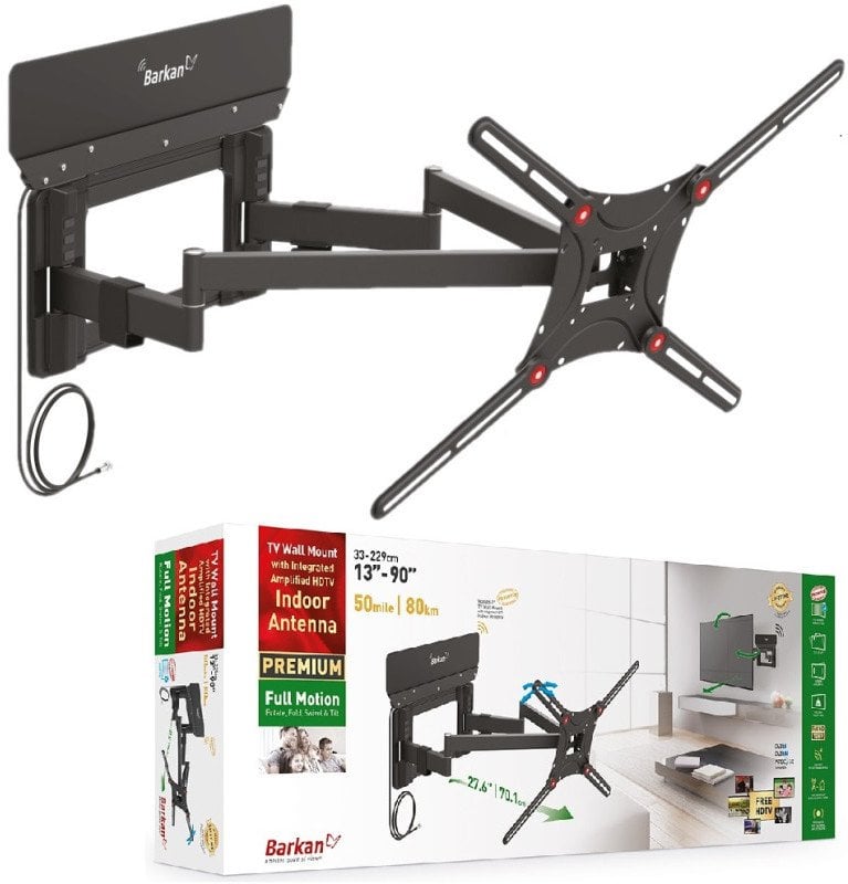 Barkan TV držák 13-90 otočný s DVB-T2 anténou 25dB - BRK_783896