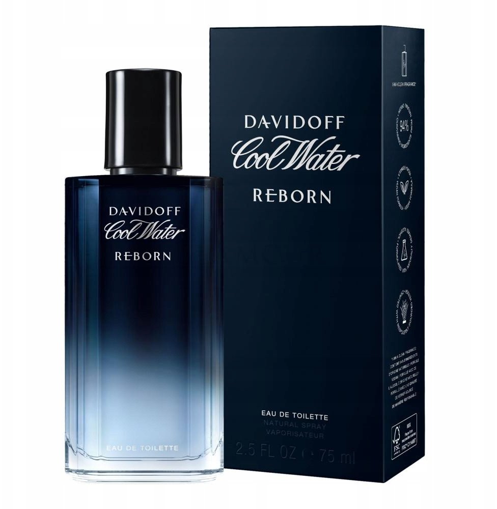 Davidoff Cool Water Reborn EDT sprej 75ml