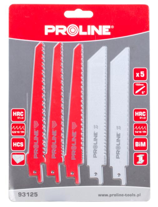 Pro-Line Sada 5dílných pilových listů na dřevo a kov (93125)