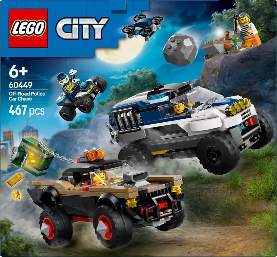 LEGO® City Off-Road policejní automobilová honička 60449, 467 ks.