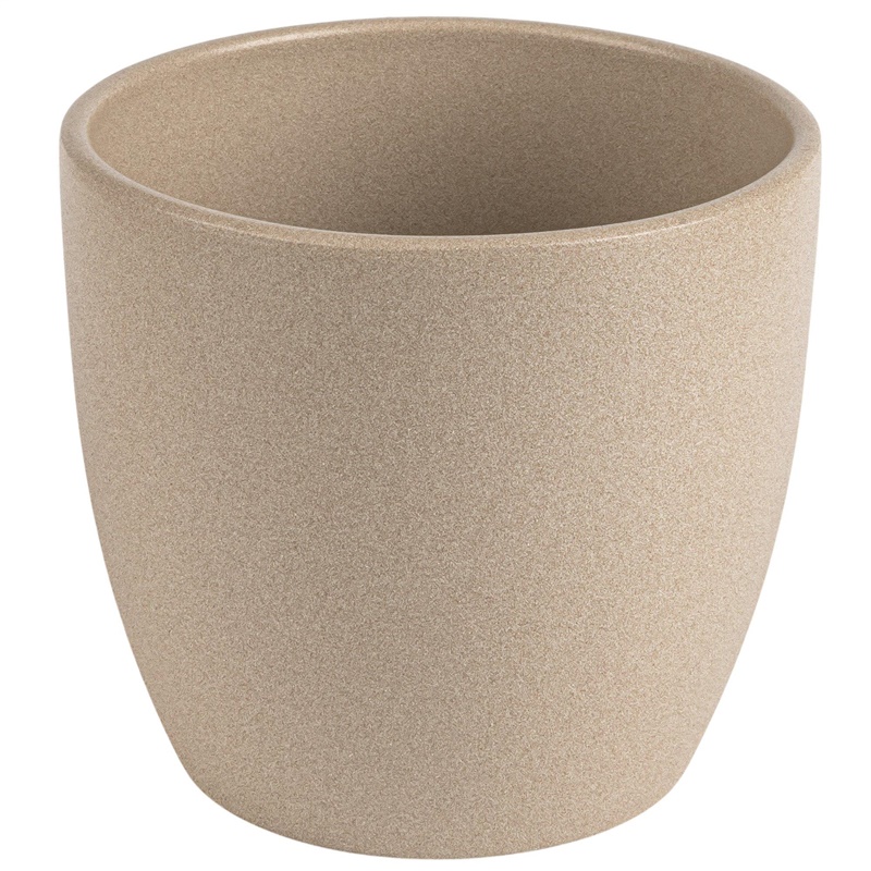 Hrnec Domoletti Emi, keramika, O 18 cm, písek