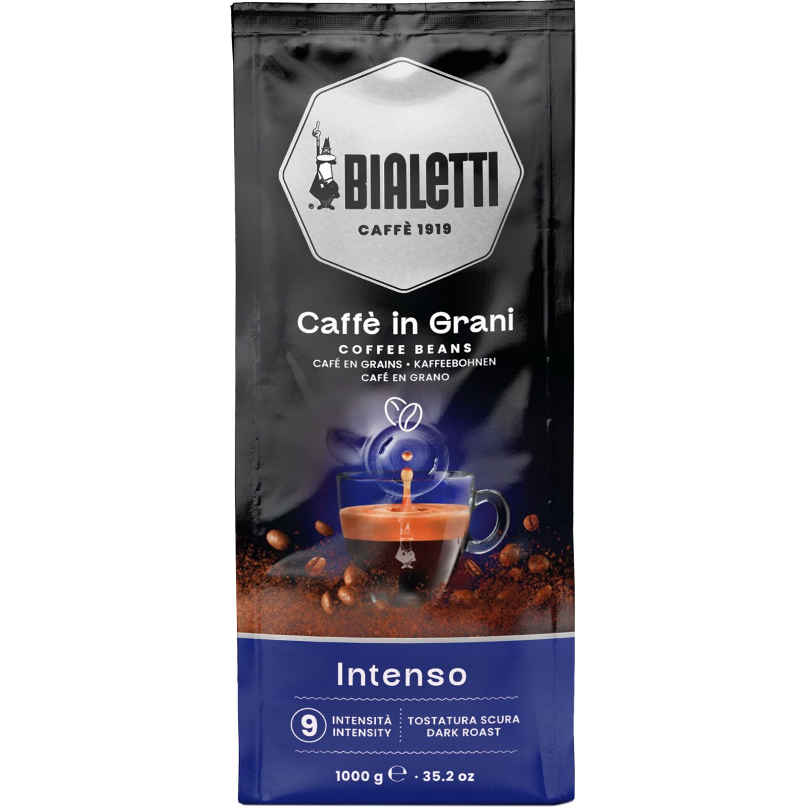 Bialetti Esperto Grani Intenso Espresso zrnková káva 1 kg