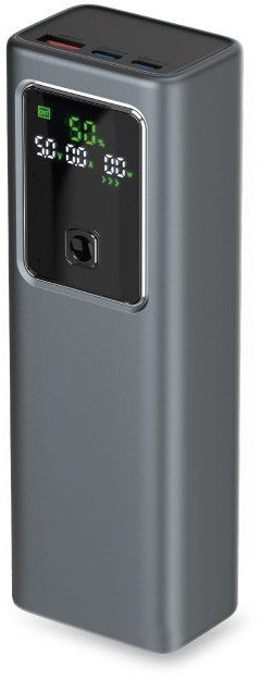 SBS Mobile Powerbanka SBS 20000mAh PD 100W s LCD displejem - šedá