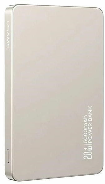 USAMS PowerBank 5000mAh 20W indukční Magsafe PD Fast Charge titan