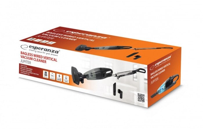 Esperanza EHV101K Šňůrový stojatý vysavač 600W