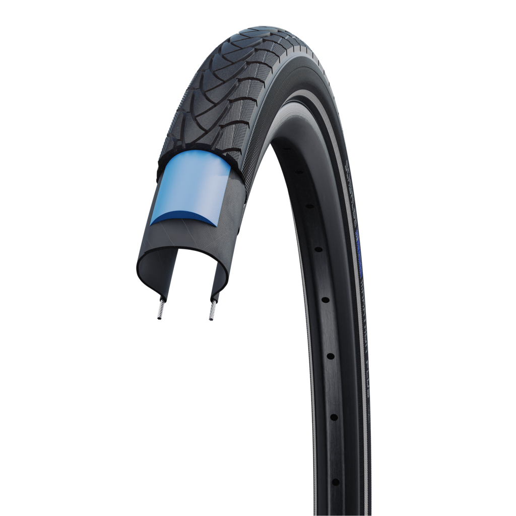 Schwalbe plášť Marathon Plus 28-622 černá+reflexní pruh