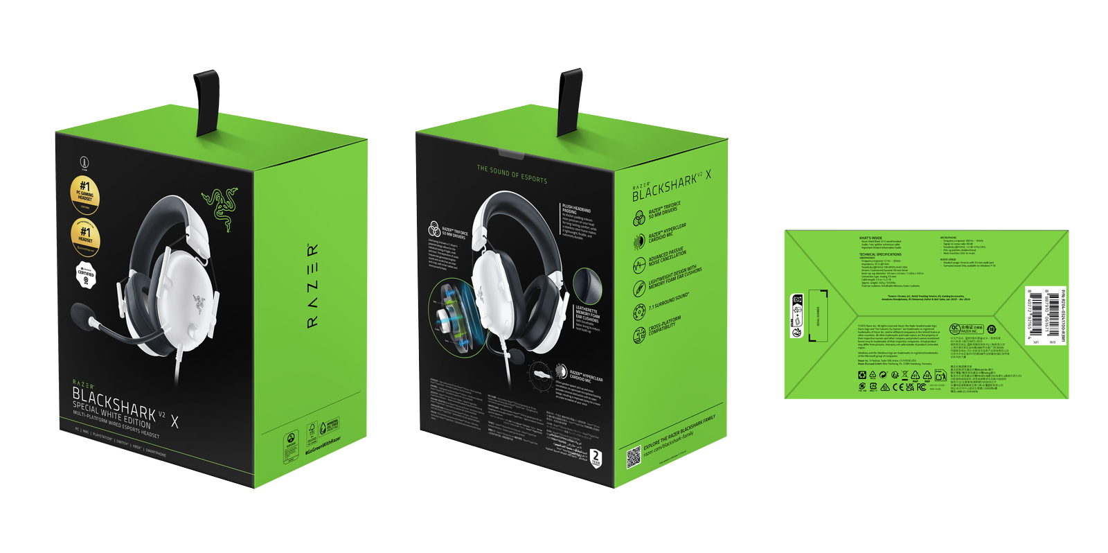 Razer BlackShark V2 X Special White Edition