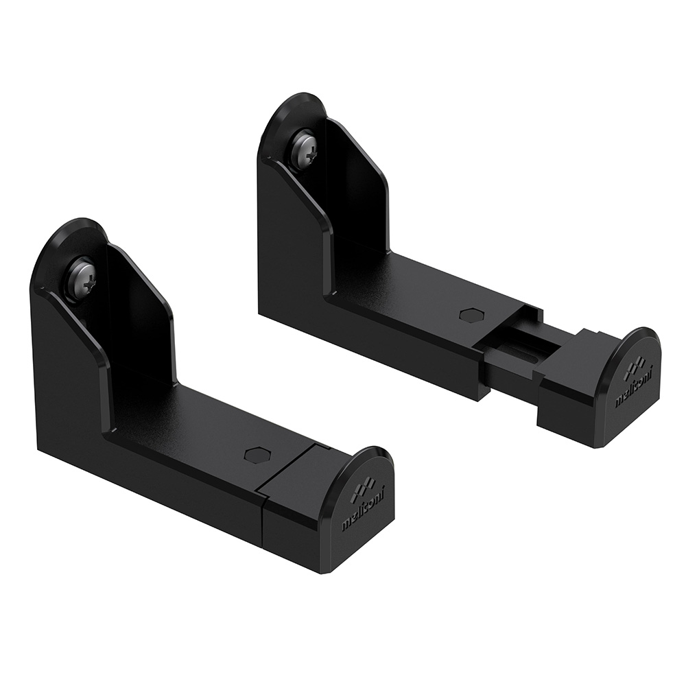 Držák Meliconi, 480530, pro soundbary, univerzální, 2 ks, nosnost 10 kg, pro všechny typ stěn, Made in italy, 10 let záruka