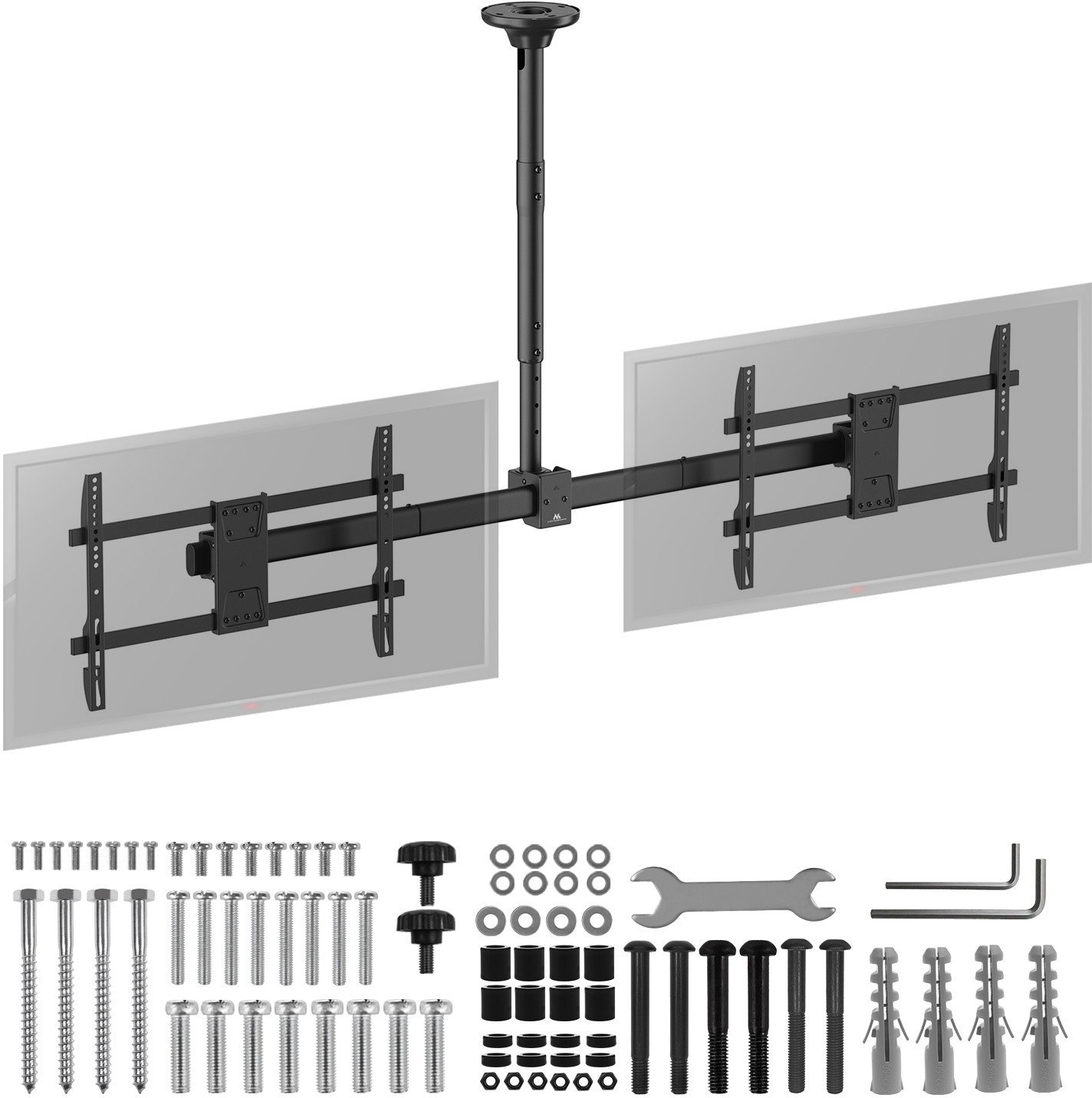 Maclean Stropní držák pro 2 televizory MC-111 B