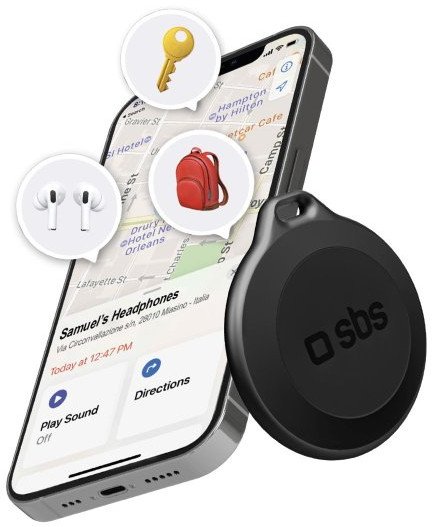 SBS Mobile SBS Track My Circle kompatibilita s Apple, černá