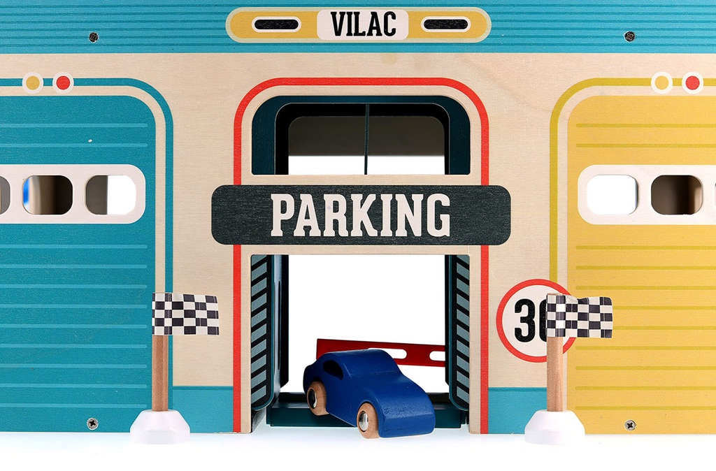 Vilac Dřevěná vintage garáž Vilacity