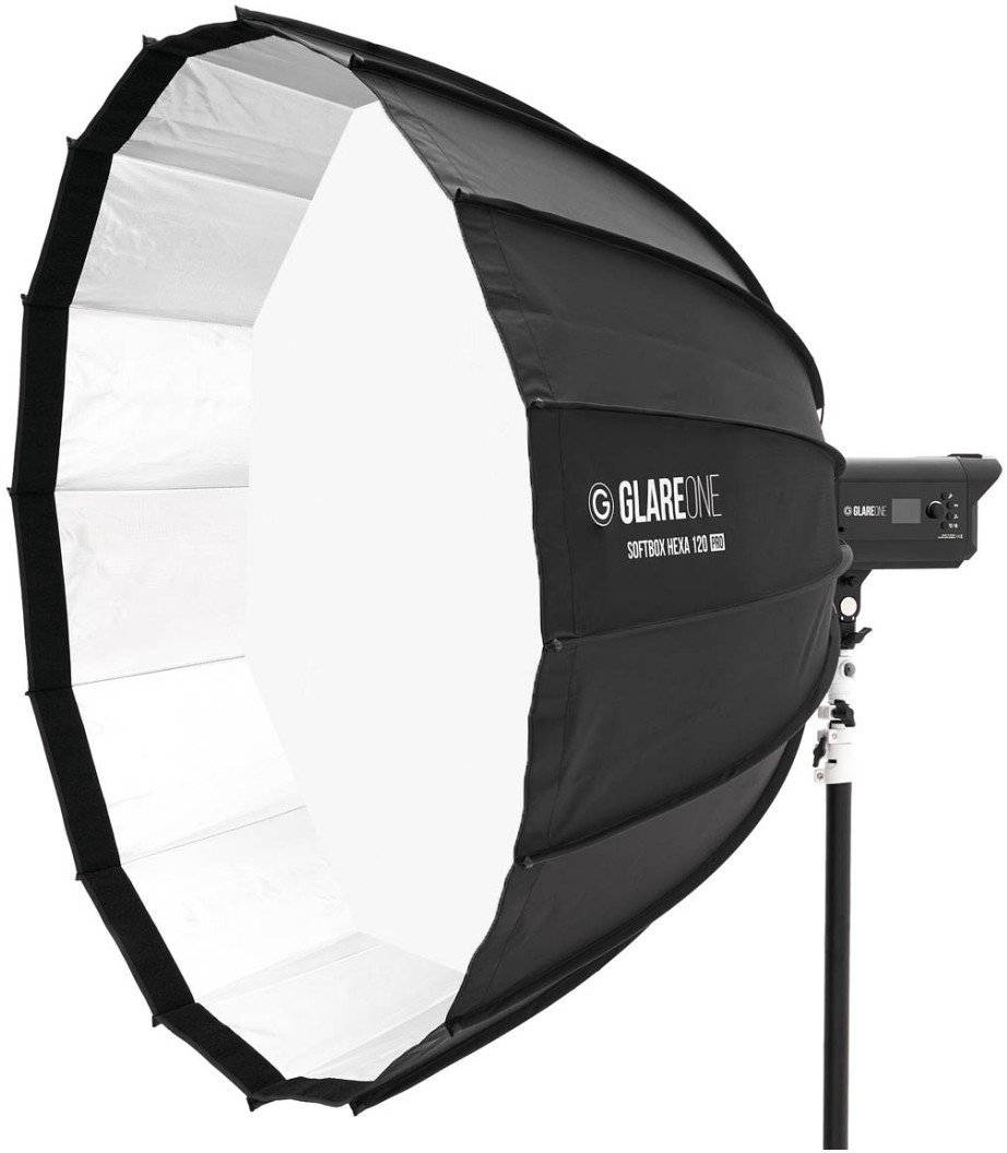 GlareOne Sada difuzéru Softbox Hexa 120 PRO
