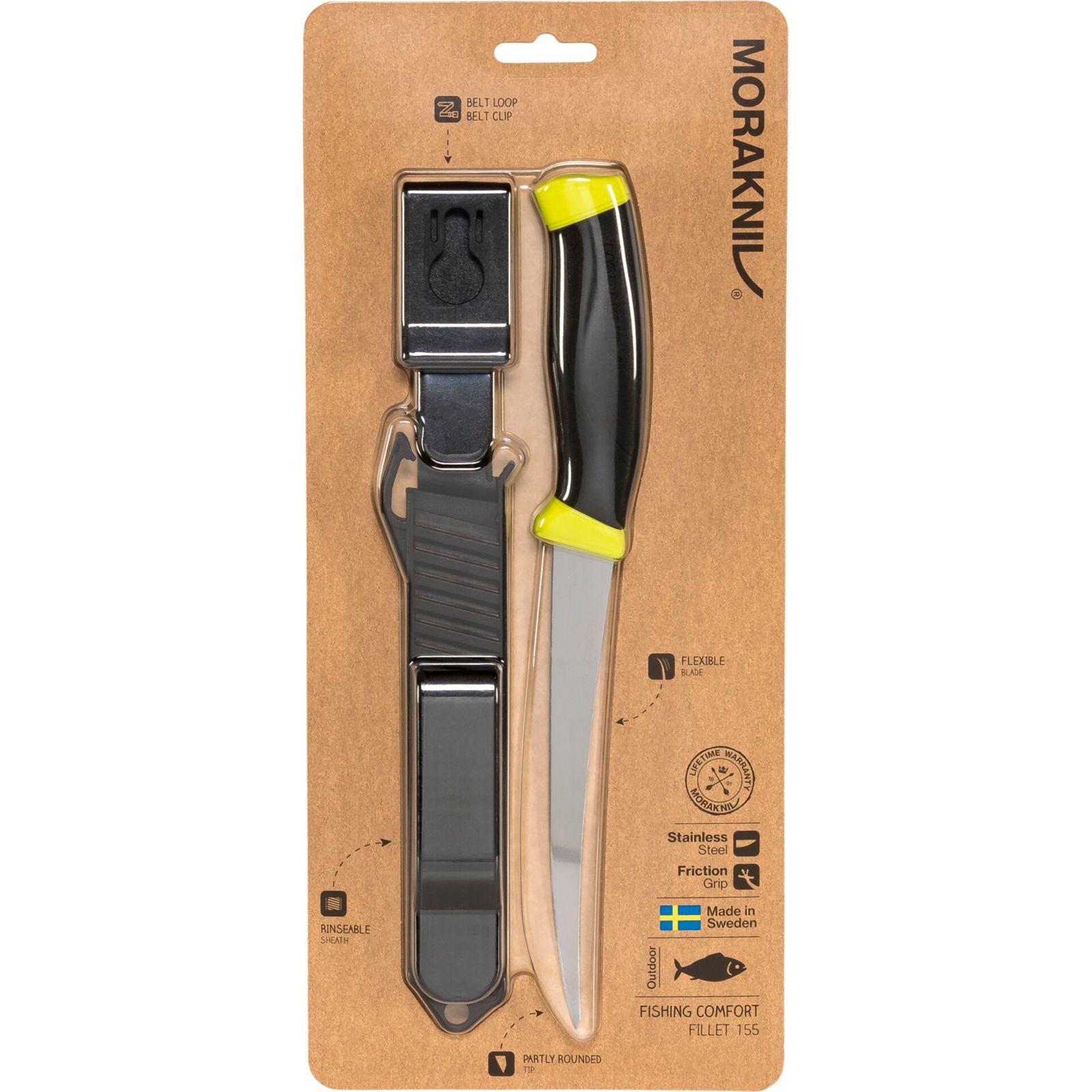 Morakniv Anglermesser Fillet Fishing Comfort 155