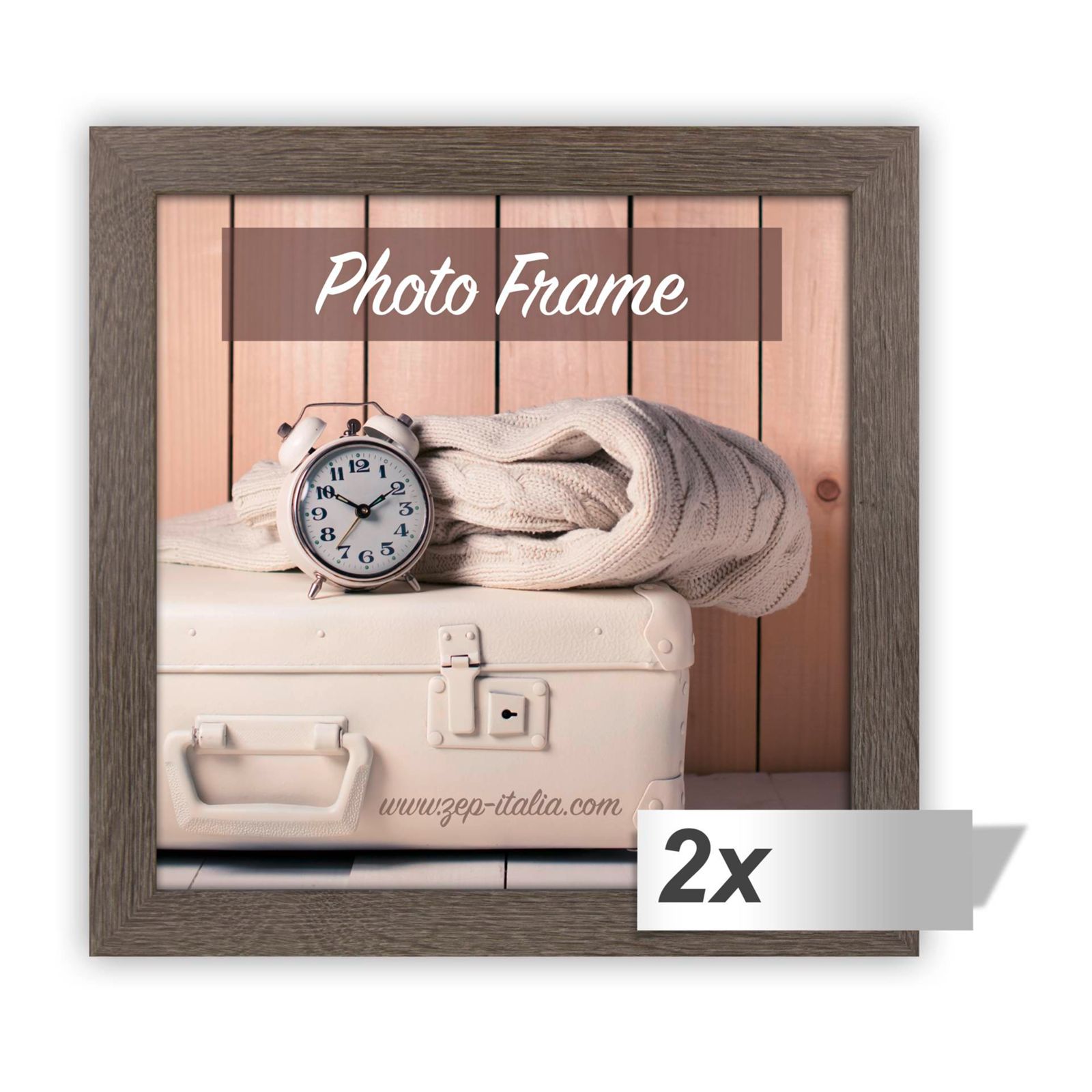 2x1 ZEP Nelson 5 hneda 20x20 drevo obrazovy ram V21205